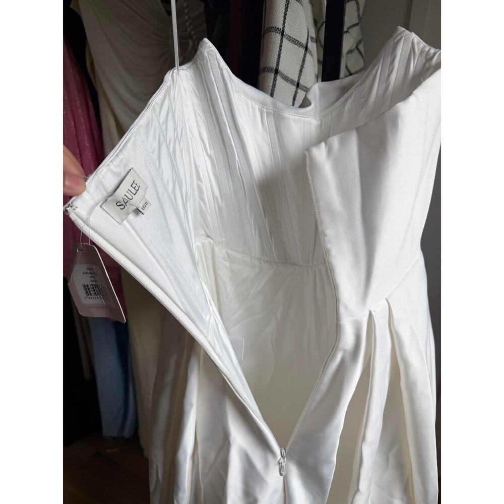 SAU LEE Barbara Gown in White - Picture 13 of 16